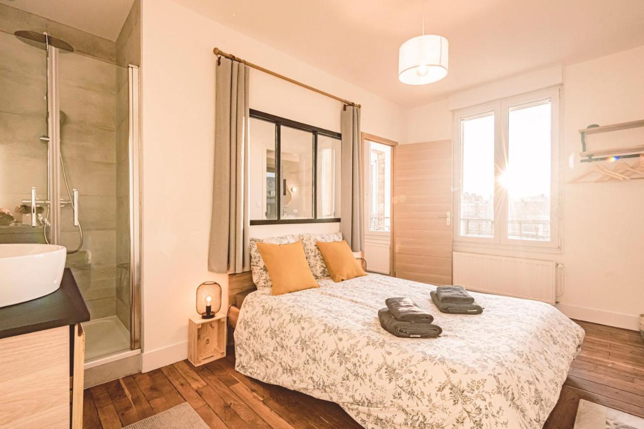 Charme De L'Ancien Pour Cet Appartement Entierement Renove Dans L'Hypercentre De Reims Exterior foto